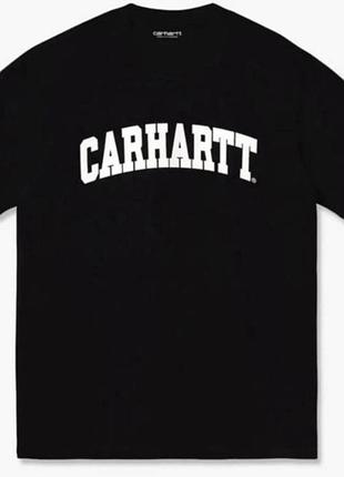Мужская футболка carhartt черная унисекс кархарт тишка