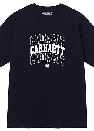 Мужская футболка carhartt черная унисекс кархарт