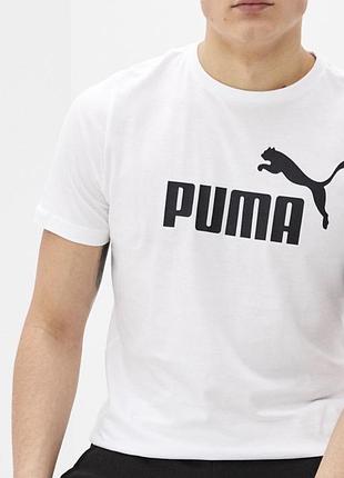 Мужская футболка puma белая пума