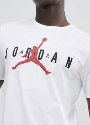 Мужская футболка jordan air джордан белая