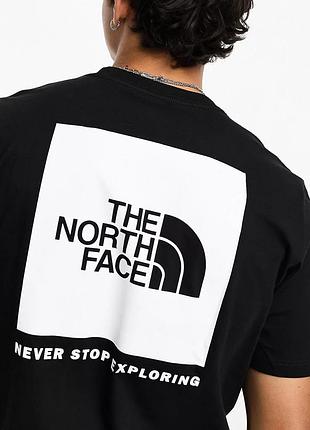 Мужская футболка the north face черная унисекс tnf тнф