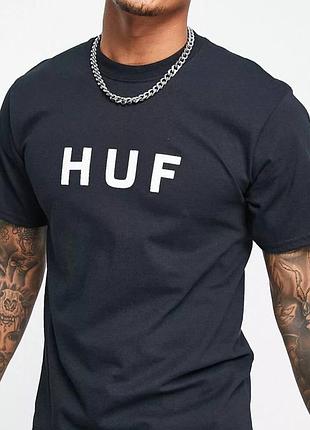 Мужская футболка huf черная