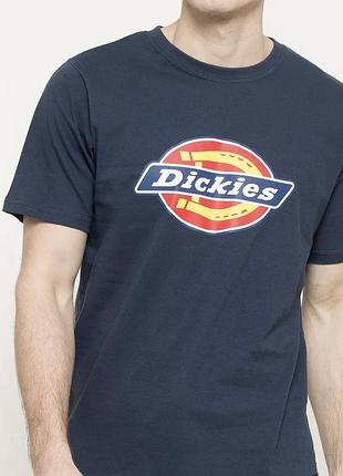 Мужская футболка dickies дикис темно синяя