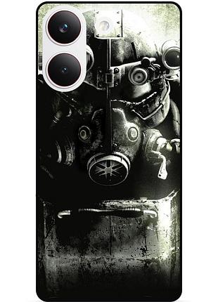 Силиконовый бампер чехол для xiaomi poco x8 pro с рисунком fallout 8
