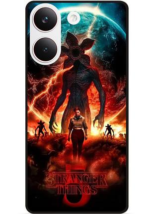 Силиконовый бампер чехол для xiaomi poco x8 pro с рисунком stranger things 5