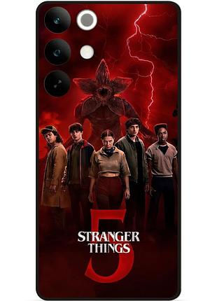 Силіконовий чохол бампер для realme c85 pro з малюнком stranger things 3