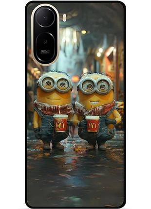 Силиконовый бампер чехол для xiaomi redmi a7 pro с рисунком миньоны minion 4