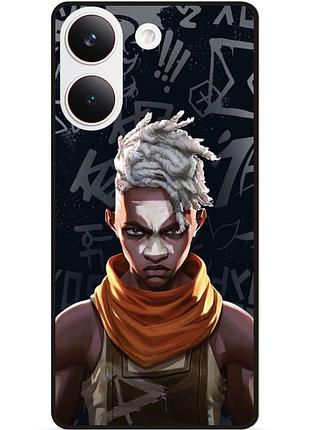 Силіконовий чохол бампер для xiaomi poco x8 pro з малюнком arcane 6