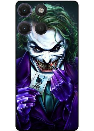 Силіконовий чохол бампер для motorola moto g17 з малюнком joker джокер