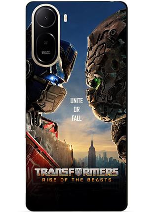 Силіконовий чохол бампер для xiaomi redmi a7 pro з малюнком звіроботи трансформери transformers
