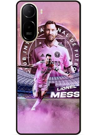 Силиконовый бампер чехол для xiaomi redmi a7 pro с рисунком leo messi месси