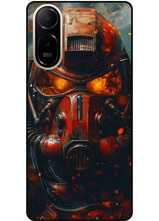 Силиконовый бампер чехол для xiaomi redmi a7 pro с рисунком fallout 7
