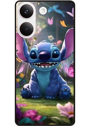 Силиконовый бампер чехол для xiaomi poco x8 pro с рисунком стич 6