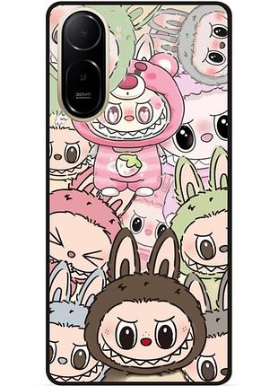 Силіконовий чохол бампер для xiaomi redmi a7 pro з малюнком labubu 6
