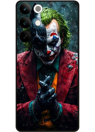 Силиконовый бампер чехол для realme c85 с рисунком джокер бэтмен