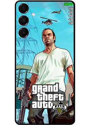 Силіконовий чохол бампер для samsung s26 plus з малюнком gta 7