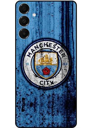 Силіконовий чохол бампер для samsung s26 plus з малюнком man city 2