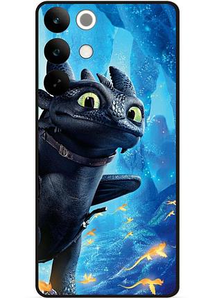 Силіконовий чохол бампер для realme c85 pro з малюнком як приборкати дракона 6