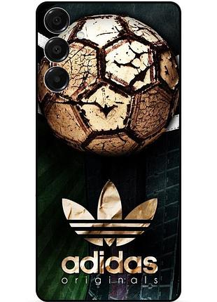 Силиконовый бампер чехол для samsung s26 с рисунком адідас 5