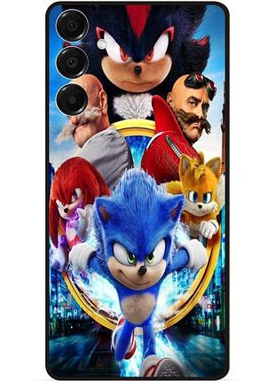 Силіконовий чохол бампер для samsung s26 plus з малюнком соник 4