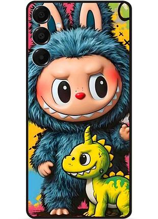 Силіконовий чохол бампер для samsung s26 з малюнком labubu 4