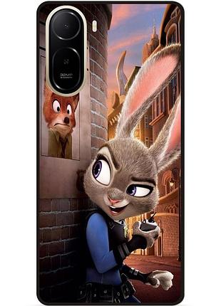 Силиконовый бампер чехол для xiaomi redmi a7 pro с рисунком zootopia 7