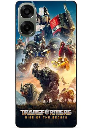Силіконовий чохол бампер для oppo a6x з малюнком звіроботи трансформери transformers 1