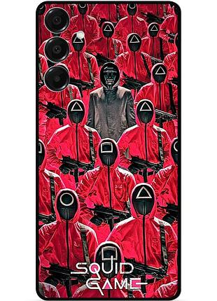 Силіконовий чохол бампер для samsung s26 plus з малюнком гра в кальмара 4