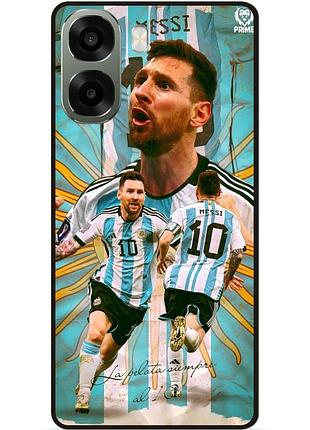 Силіконовий чохол бампер для oppo a6x з малюнком messi gen мессі