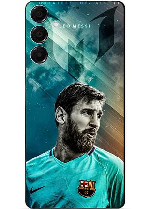 Силиконовый бампер чехол для samsung s26 с рисунком leo messi месси
