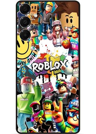 Силіконовий чохол бампер для samsung s26 з малюнком роблокс roblox 4