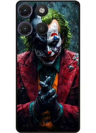 Силіконовий чохол бампер для motorola moto g17 з малюнком джокер бетмен
