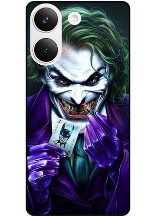 Силиконовый бампер чехол для xiaomi poco x8 pro с рисунком joker джокер
