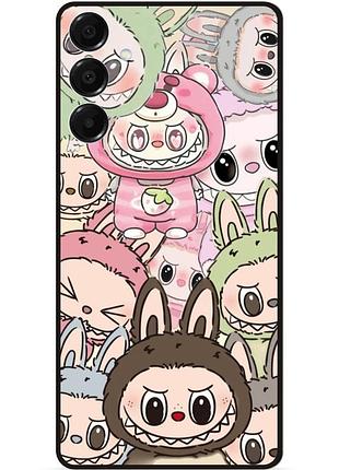 Силіконовий чохол бампер для samsung s26 plus з малюнком labubu 6