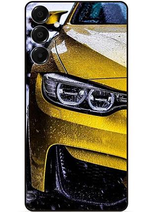 Силиконовый бампер чехол для samsung s26 с рисунком bmw бмв машина авто