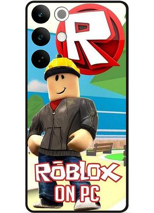 Силиконовый бампер чехол для realme c85 pro с рисунком роблокс roblox 5