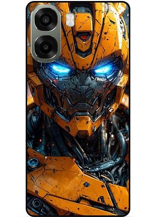 Силиконовый бампер чехол для oppo a6x с рисунком трансформеры 1