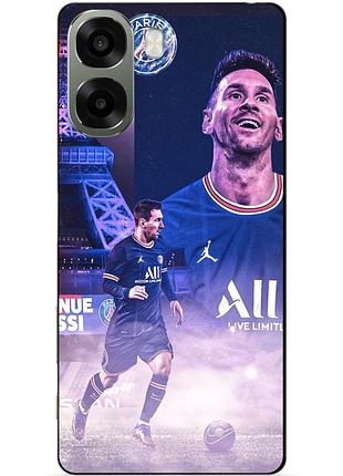 Силіконовий чохол бампер для oppo a6x з малюнком messi psg мессі