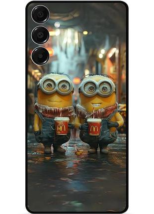 Силіконовий чохол бампер для samsung s26 plus з малюнком міньйони minion 4