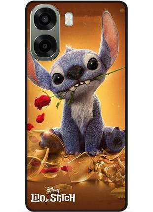 Силіконовий чохол бампер для oppo a6x з малюнком стіч 13