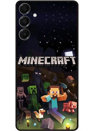 Силіконовий чохол бампер для samsung s26 plus з малюнком гра майнкрафт minecraft 2