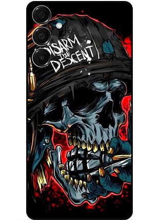 Силіконовий чохол бампер для samsung s26 з малюнком череп 5