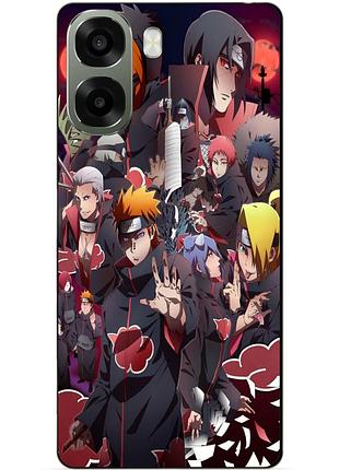 Силиконовый бампер чехол для oppo a6x с рисунком наруто naruto аниме