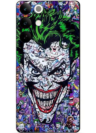 Силиконовый бампер чехол для realme c85 с рисунком джокер joker
