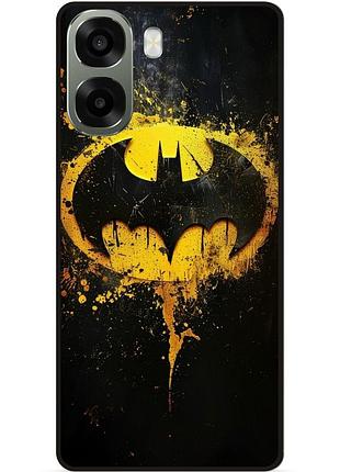 Силіконовий чохол бампер для oppo a6x з малюнком бетмен dc batman