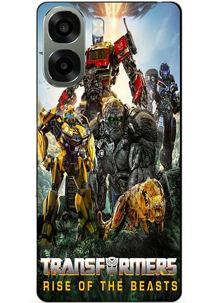 Силіконовий чохол бампер для oppo a6x з малюнком звіроботи трансформери transformers 2