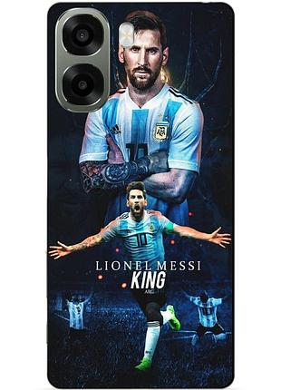 Силіконовий чохол бампер для oppo a6x з малюнком messi gen мессі