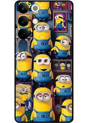 Силіконовий чохол бампер для realme c85 pro з малюнком міньйони minion 3