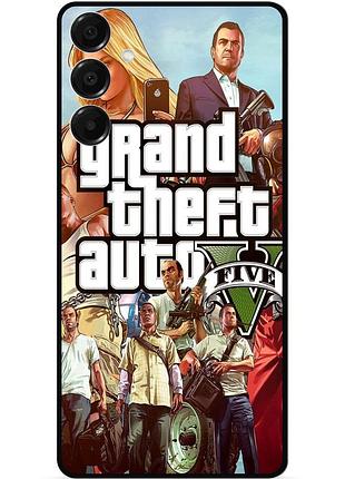 Силіконовий чохол бампер для samsung s26 plus з малюнком gta 2