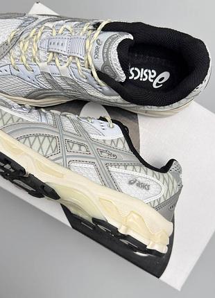 Asics gel-nimbus 10.1 white grey beige